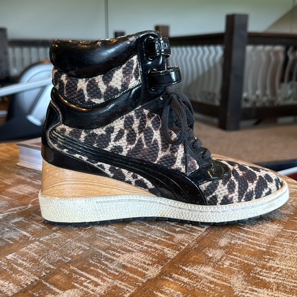 PUMA x Mihara Yasuhiro My77 Leopard Wedge Sneaker - Picture 10 of 11